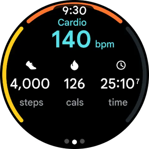 Tangkapan layar Fitbit 6