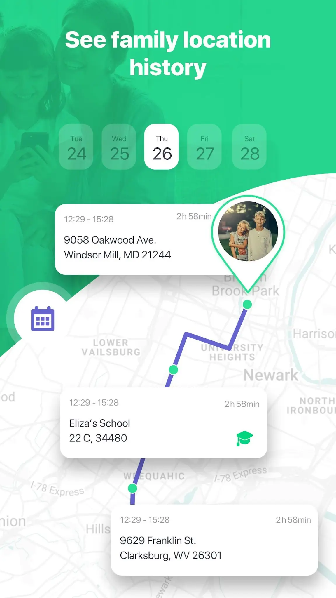 Снимка на екрана GoLocator: Family Location Fin 2