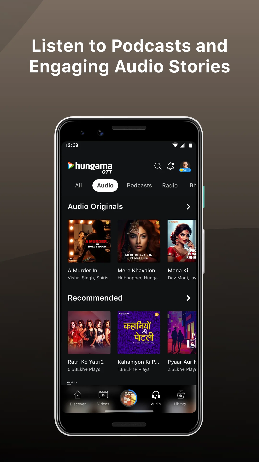 Captura de tela de Hungama OTT 4