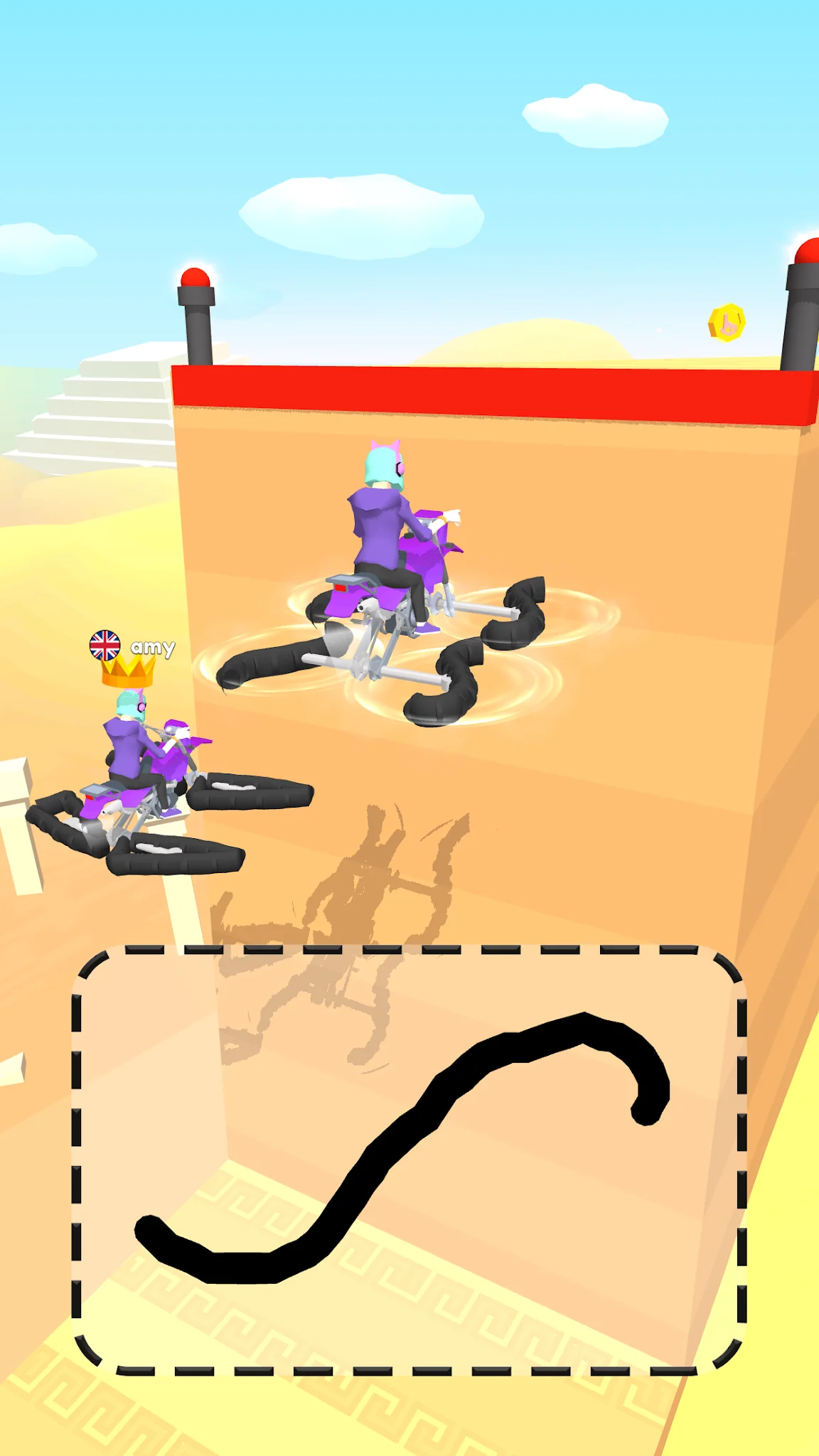 لقطة شاشة Scribble Rider %د