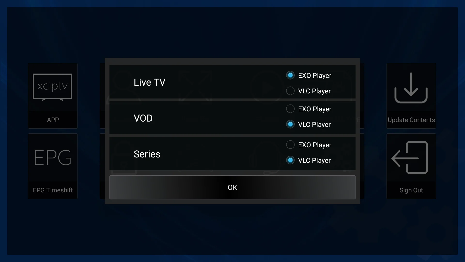 Screenshot XCIPTV PLAYER 6