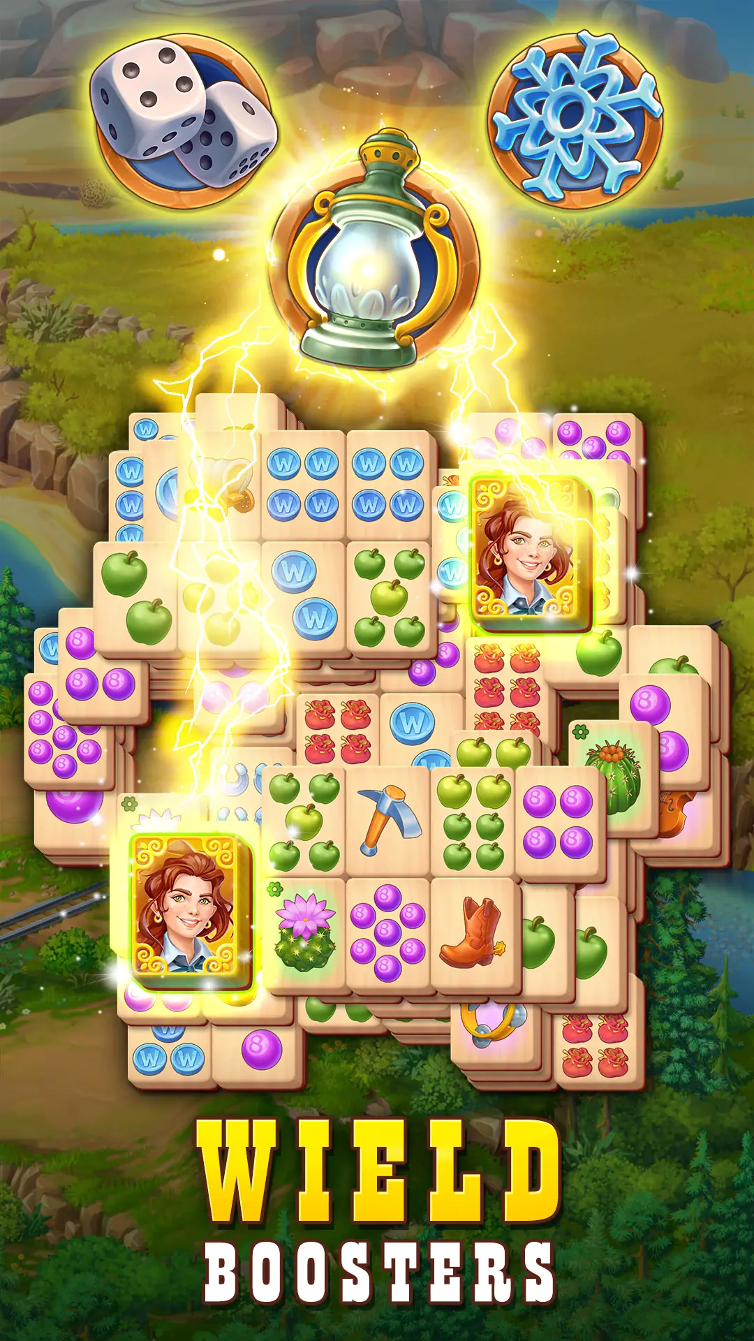 Скриншот Sheriff of Mahjong: Пасьянс 2