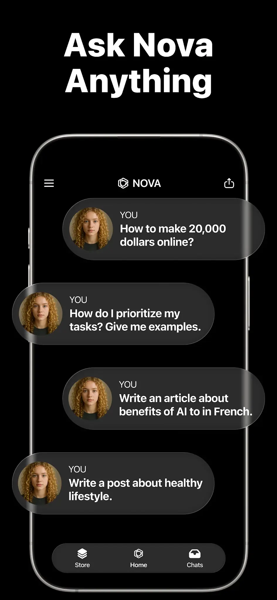 Скриншот AI Chatbot - Nova 2