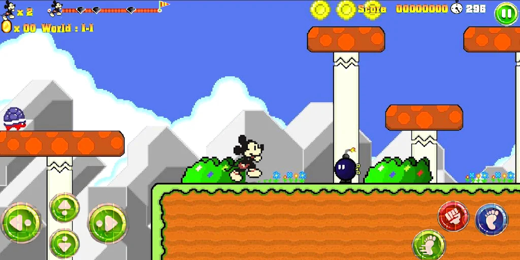 Скриншот Mickey Adventure Dash Jungle 2