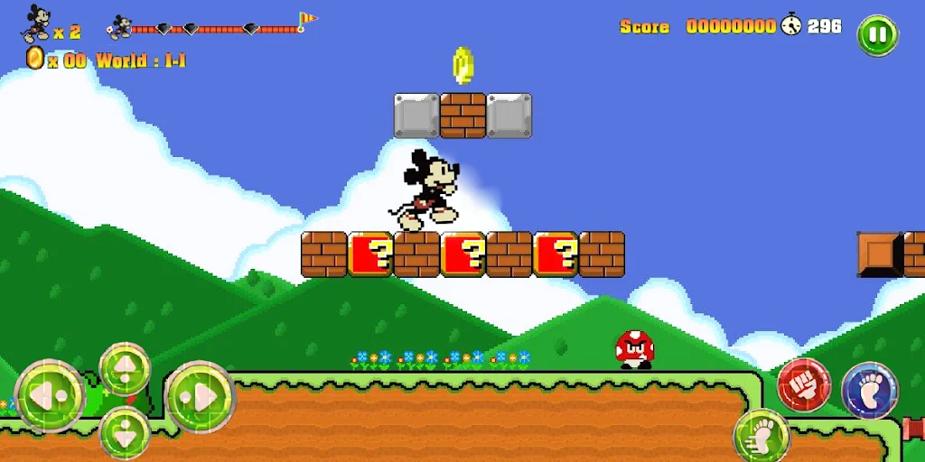 Скриншот Mickey Adventure Dash Jungle 3