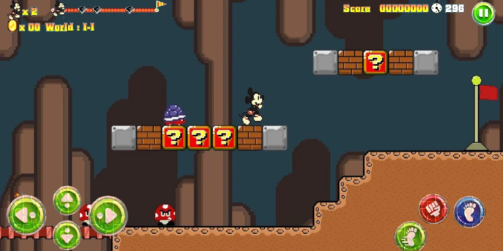 Скриншот Mickey Adventure Dash Jungle 4