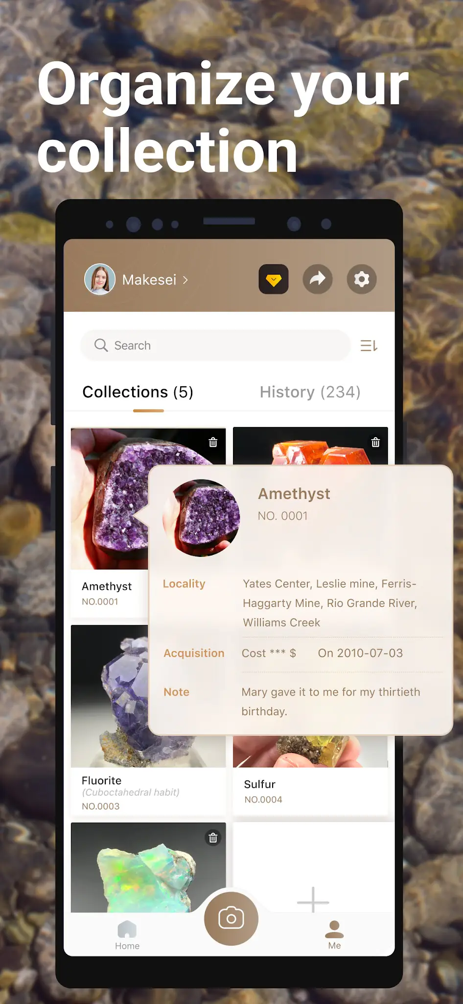 Снимка на екрана Rock Identifier: Stone ID 3
