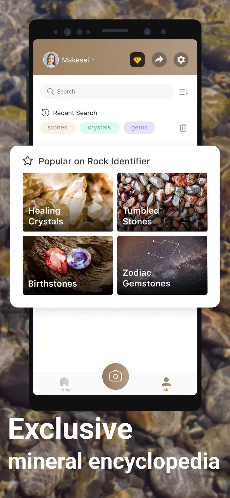 Снимка на екрана Rock Identifier: Stone ID 4