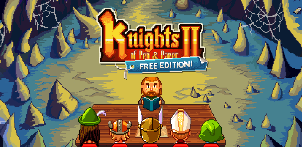 Knights of Pen & Paper 2 Spiel Titelbild für Android