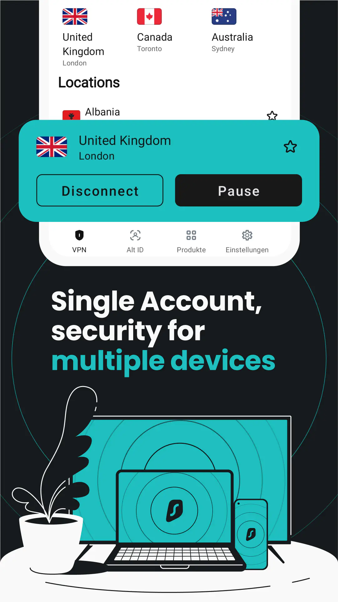 Screenshot Surfshark 4