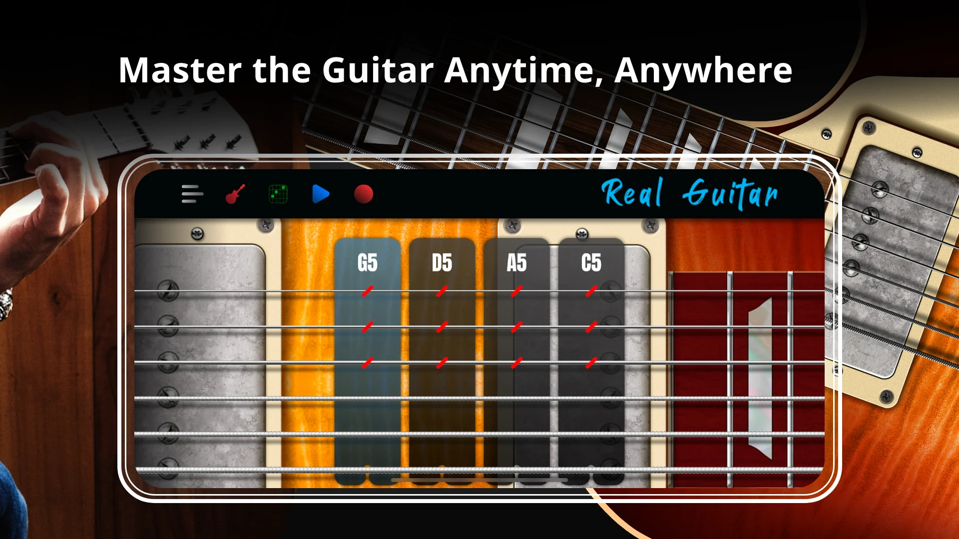 Captură de ecran Real Guitar: cânta la chitară 7