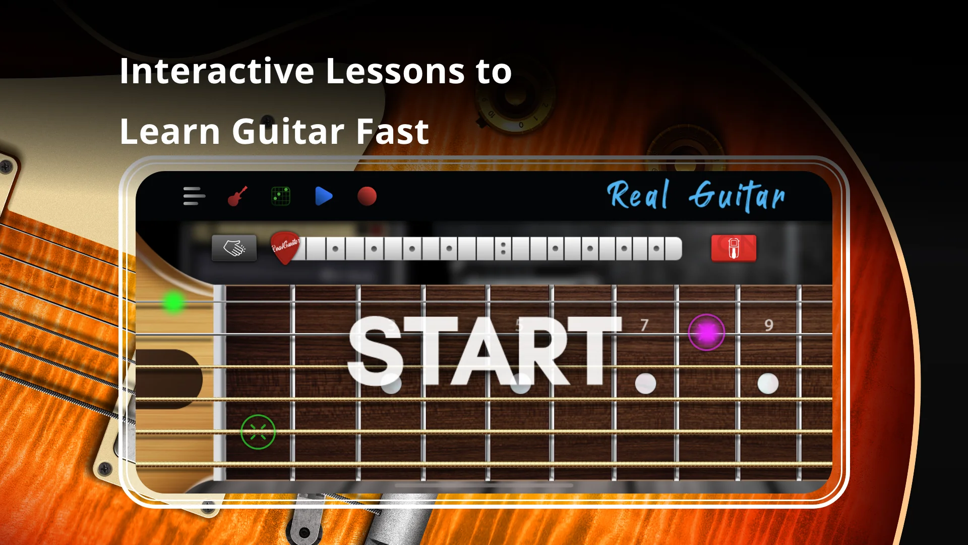 Captură de ecran Real Guitar: cânta la chitară 8