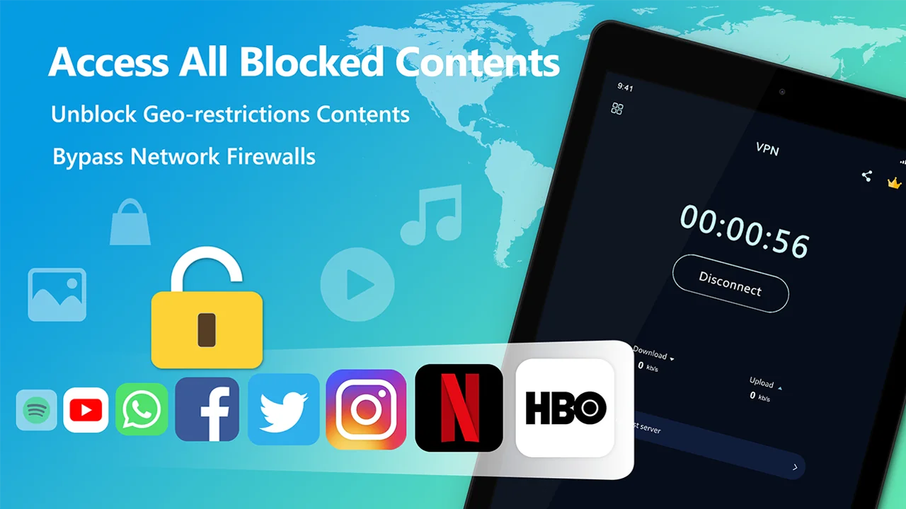 Снимка на екрана Free VPN Super 7