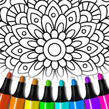 Mandala kolorowanka APK