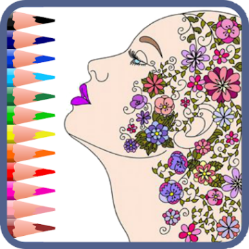 Colorish coloring book Ikon
