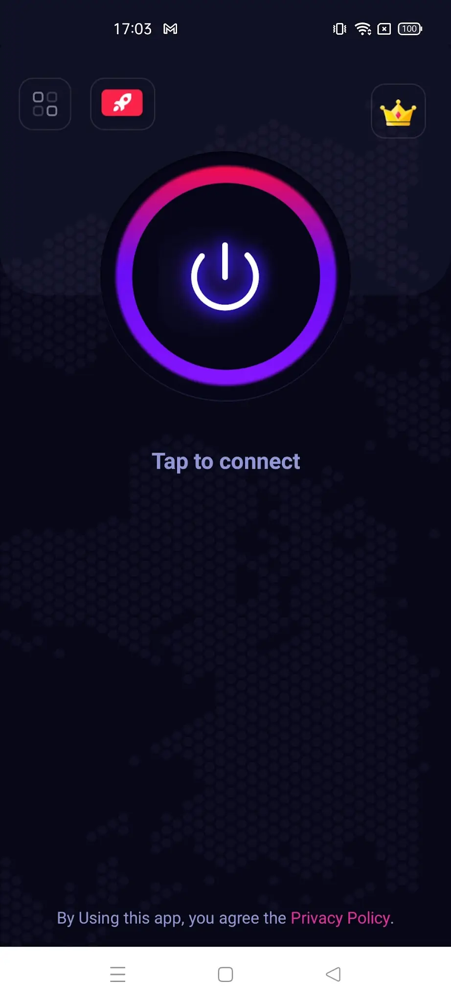 Snímek obrazovky INF VPN - no time limited 1