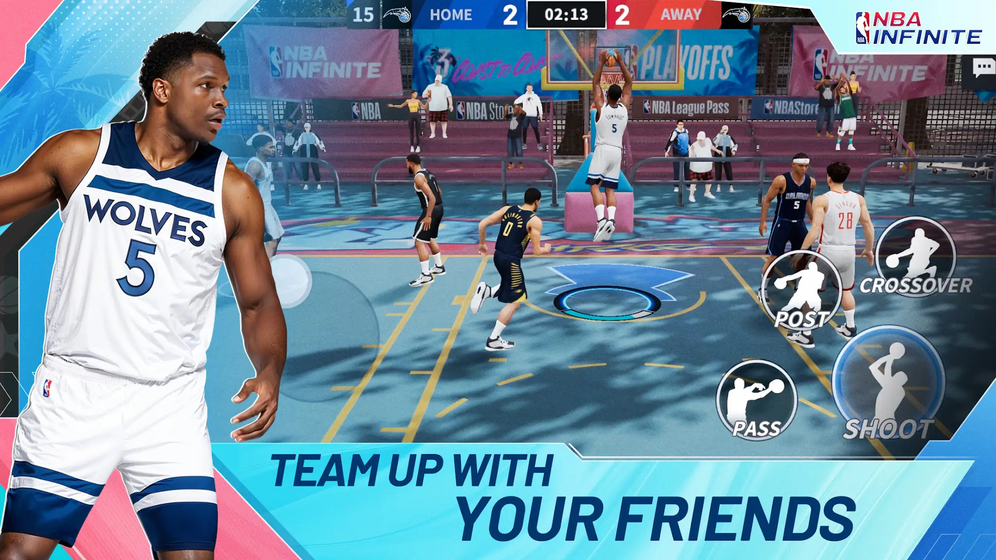 Snímek obrazovky NBA Infinite 8