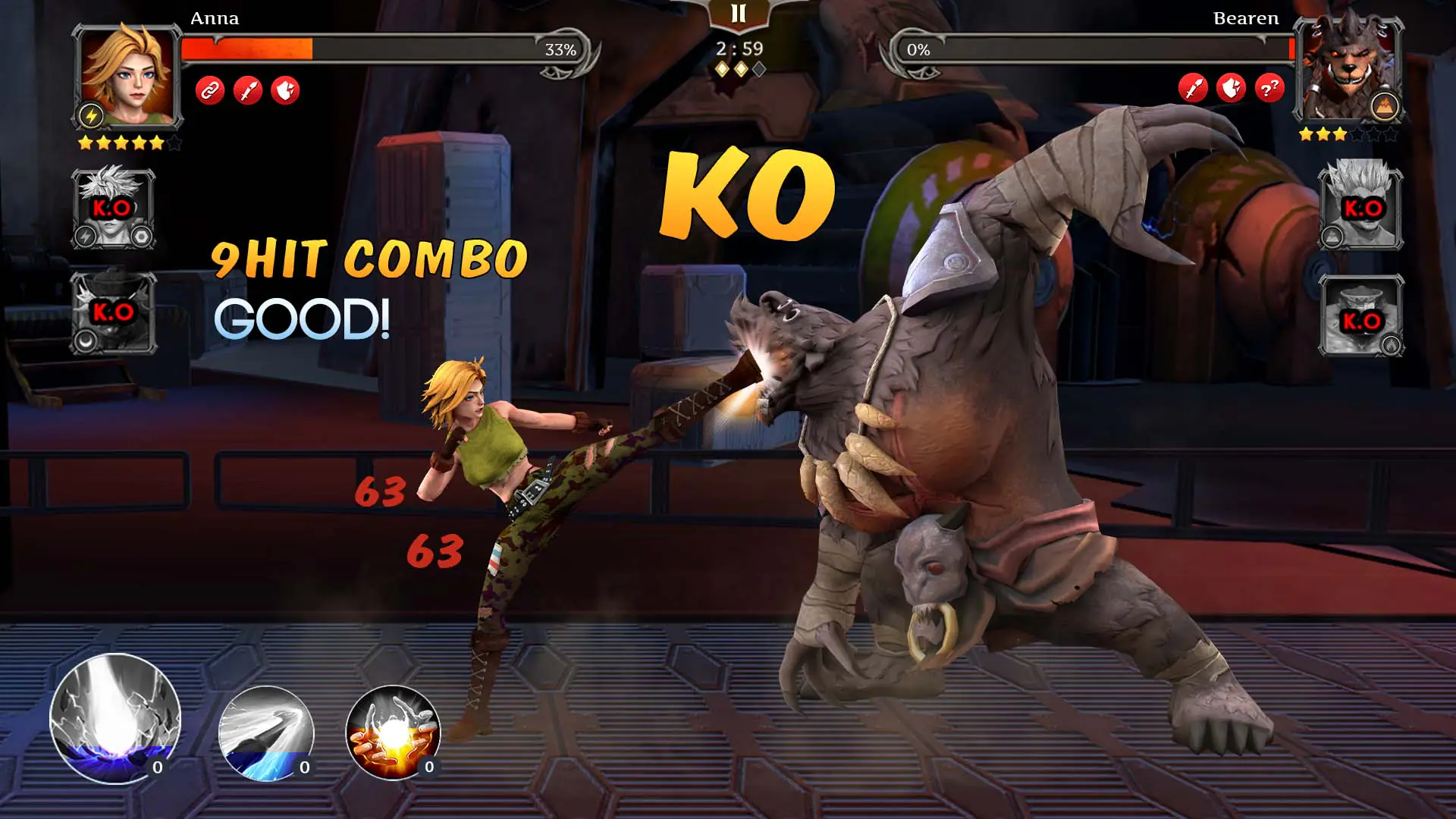 Снимка на екрана Legend Fighter: Mortal битка 3