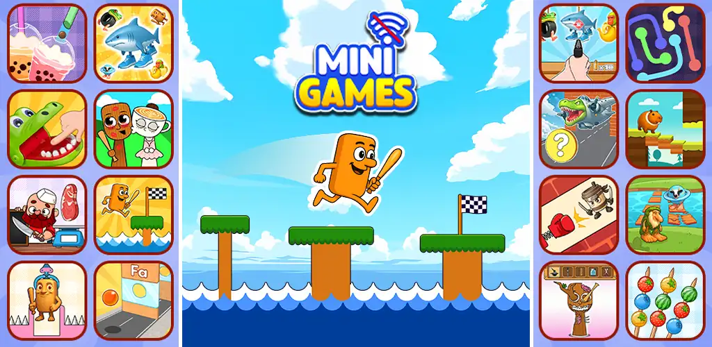 Mini Games: Calm & Relax لعبة غلاف فني للأندرويد