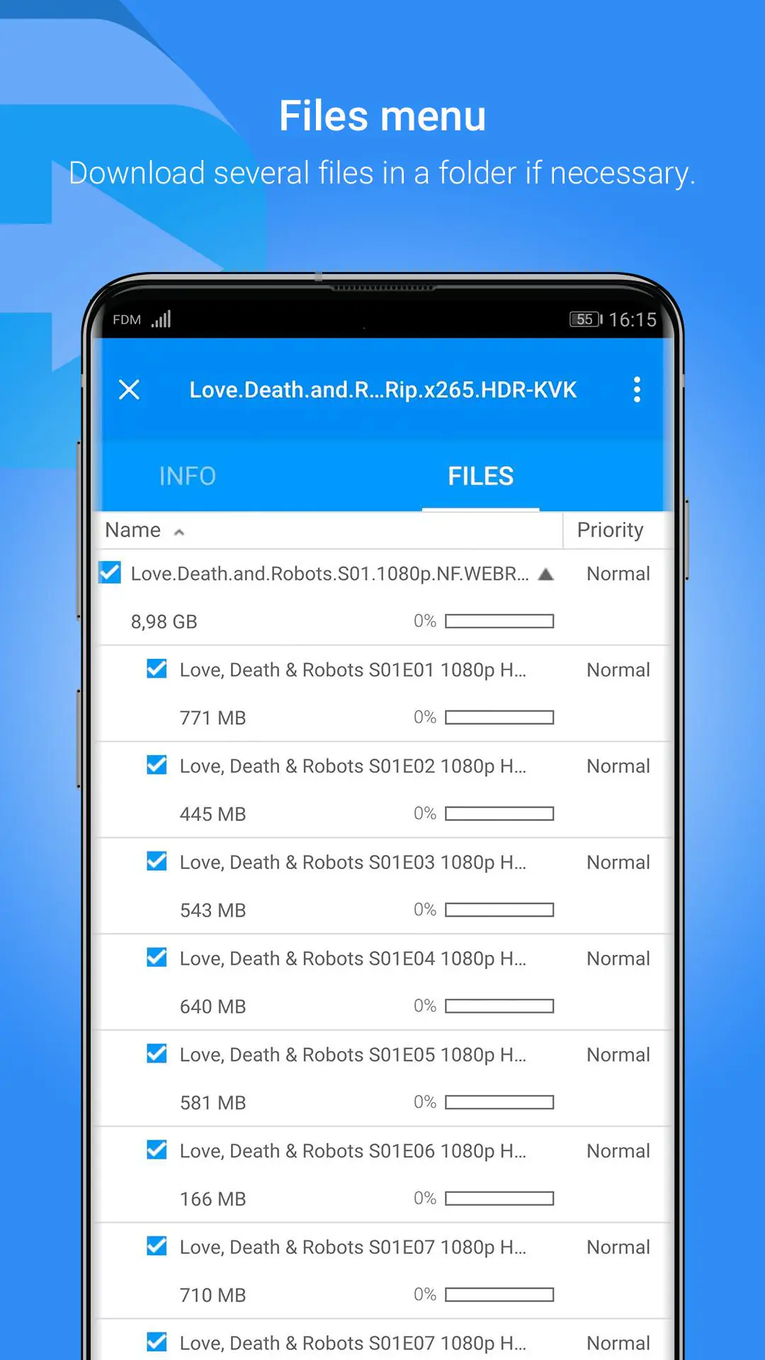 Скриншот Free Download Manager - FDM 4