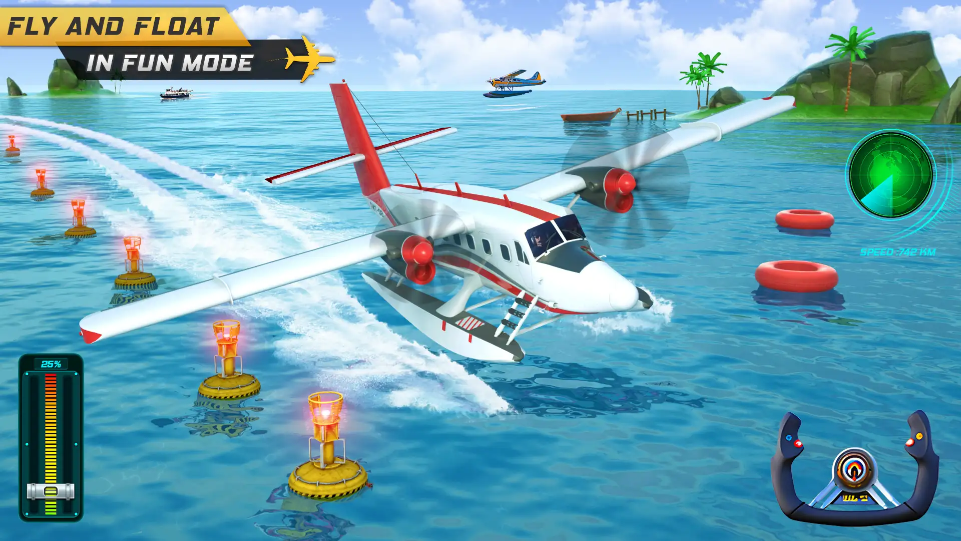 Skydrift: 3d-игра с самолетами скриншот 3