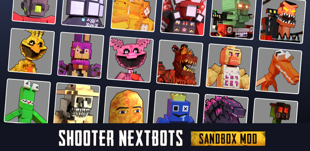 Shooter Nextbots: Sandbox Mod игра обложка для Android