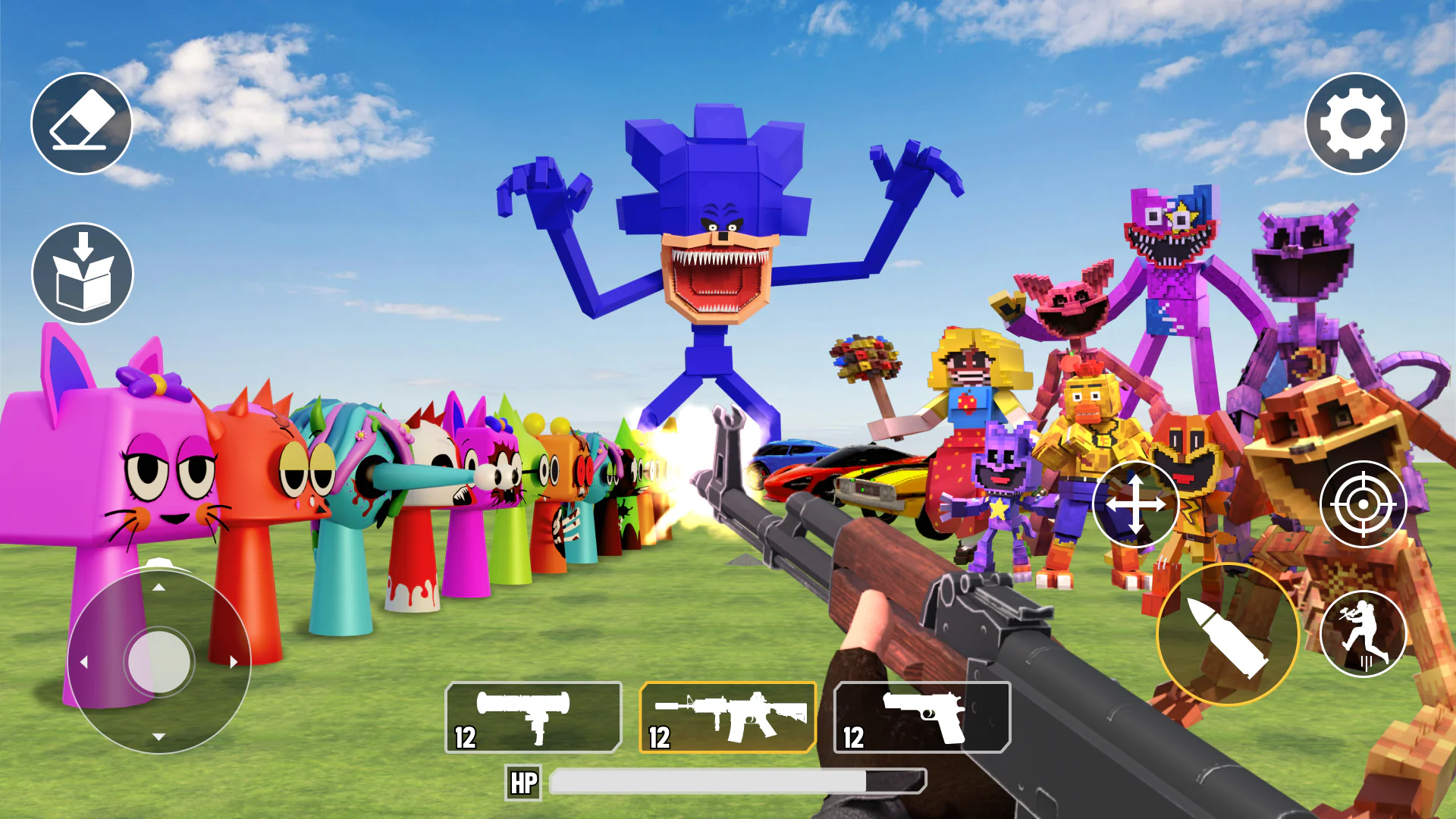 Скриншот Shooter Nextbots: Sandbox Mod 2