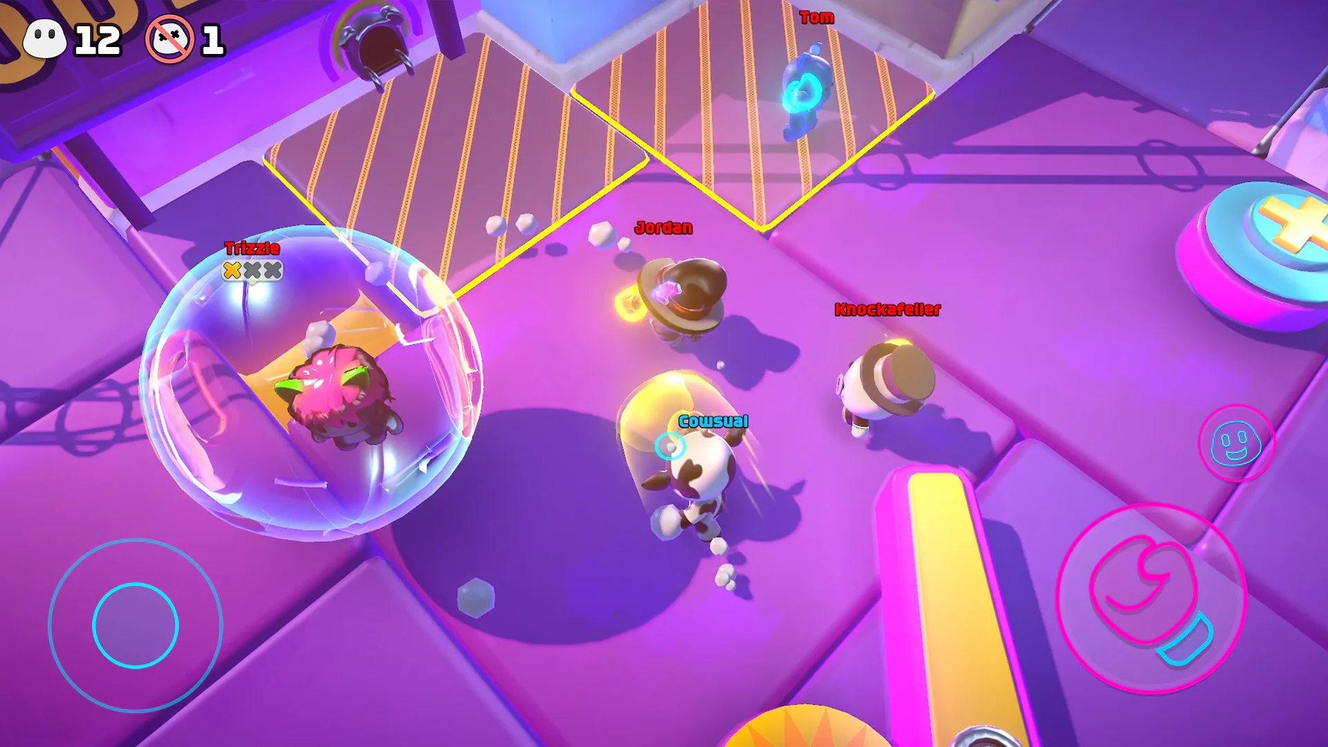Schermata Rumble Club 7