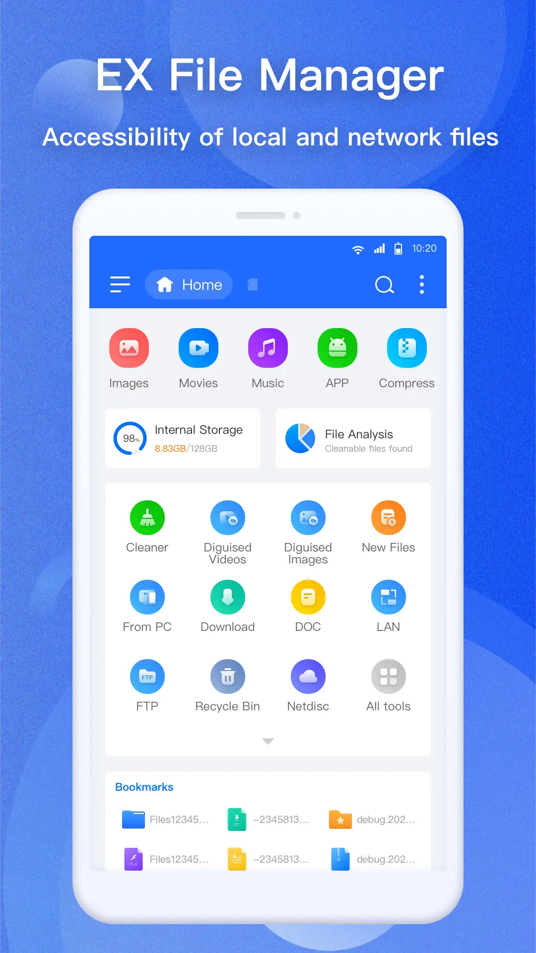 EX File Manager képernyőkép 1
