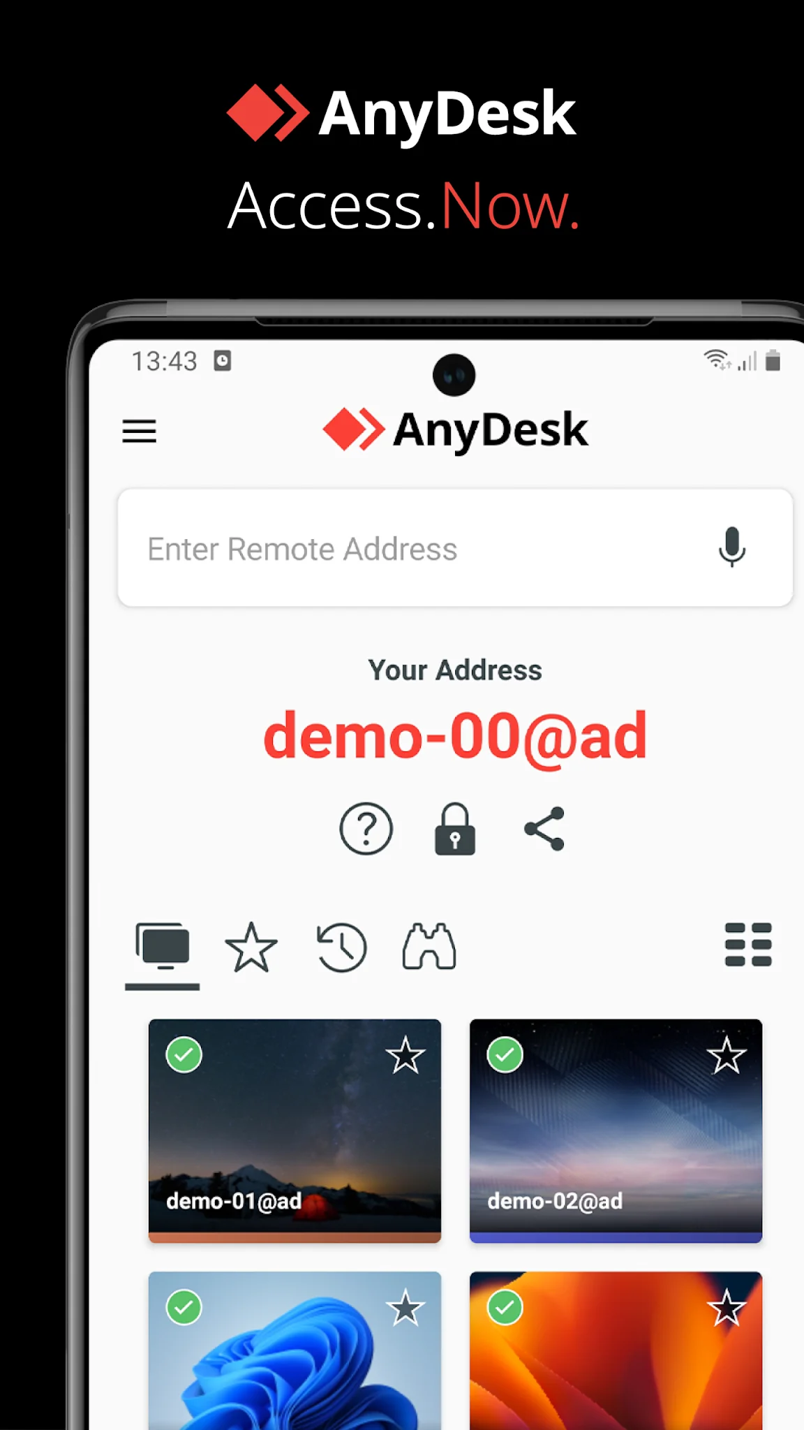 Ekran Görüntüsü AnyDesk 1