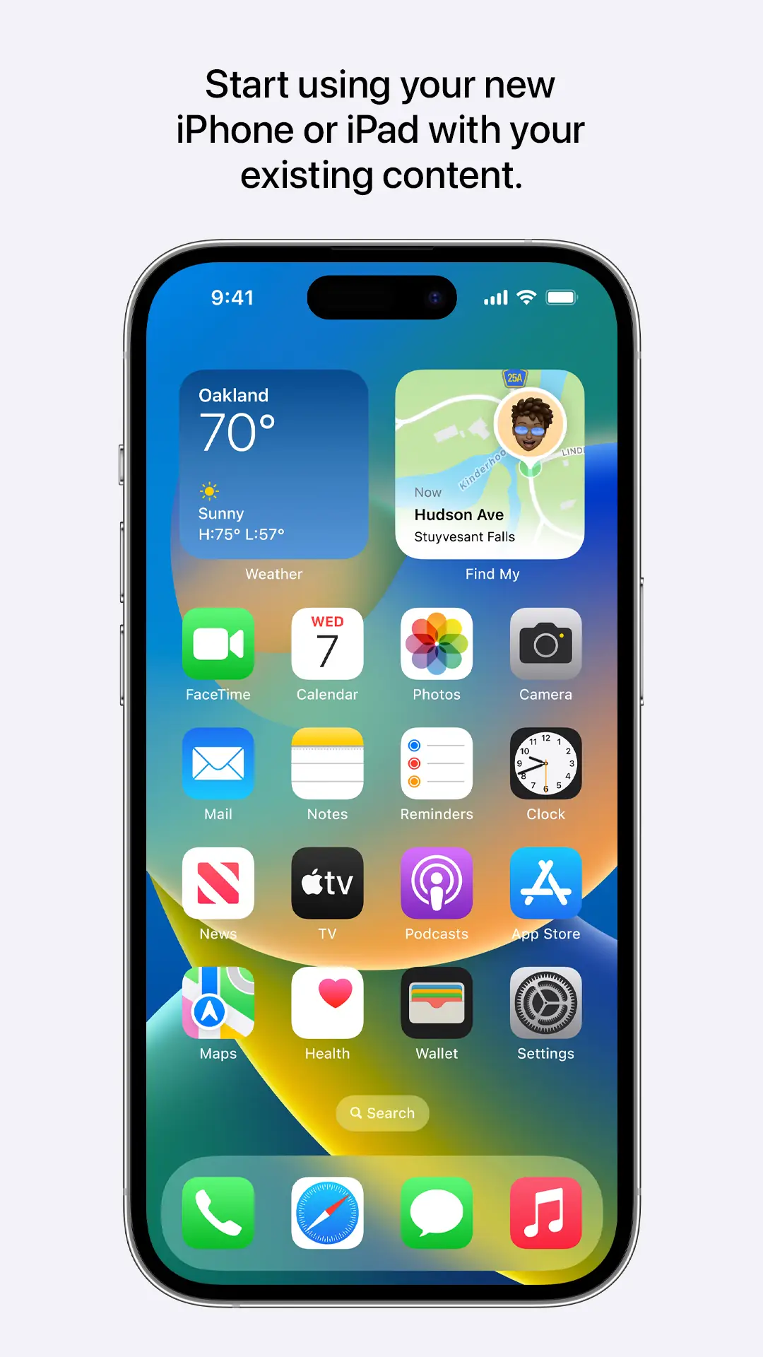 Captura de tela Migrar para iOS 3