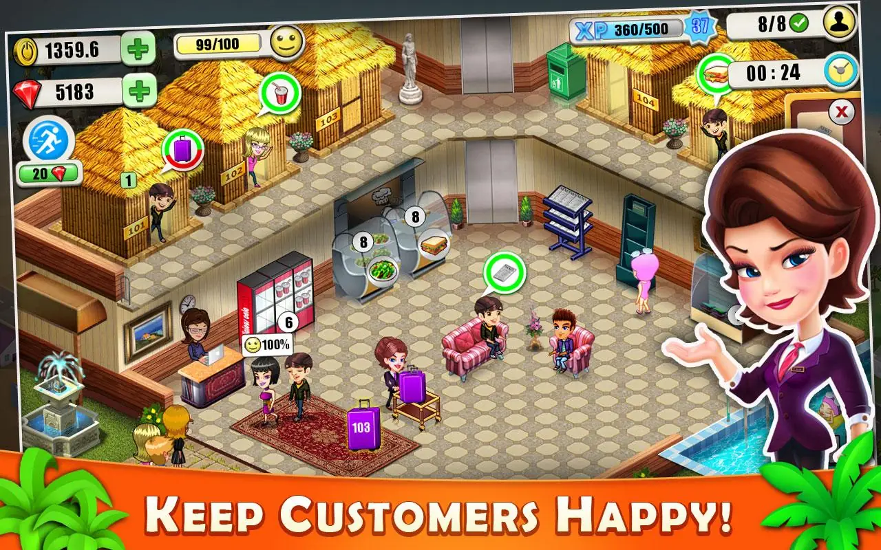 Ảnh chụp màn hình Resort Tycoon 2