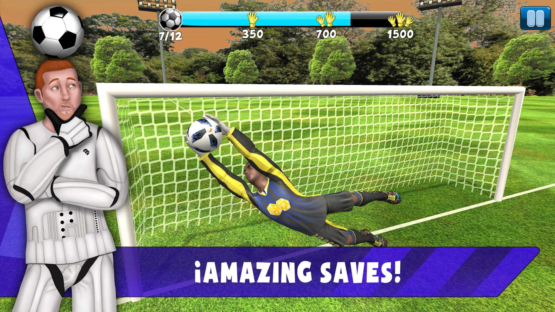 Скриншот Soccer Goalkeeper: Match Hero 2