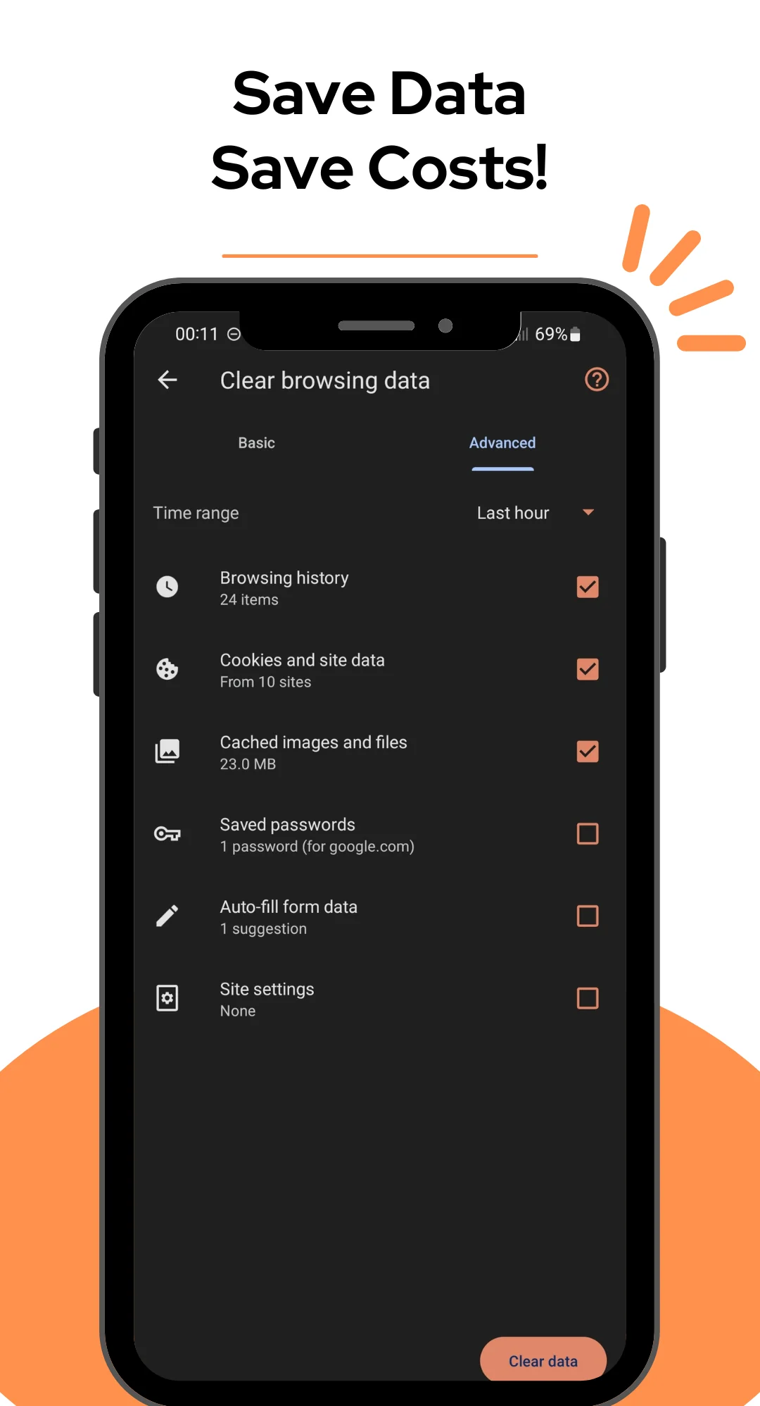 Снимка на екрана Carbon: Super Fast Browser 5
