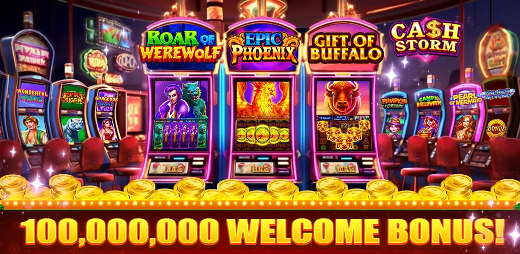 Cash Storm Casino - Slots Game لعبة غلاف فني للأندرويد