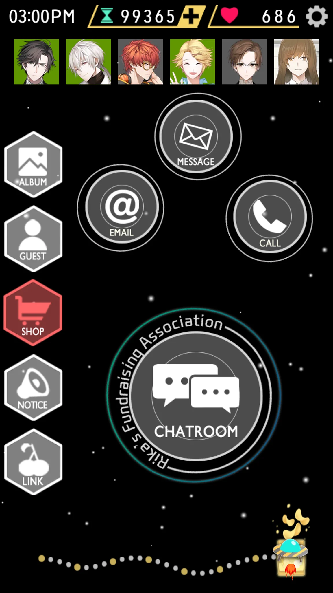 Скриншот Mystic Messenger 4