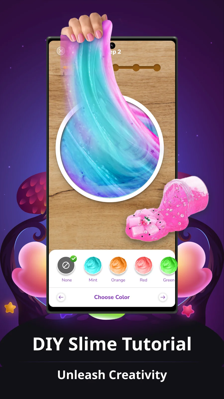 Snímek obrazovky DIY Slime Simulator ASMR Art 1