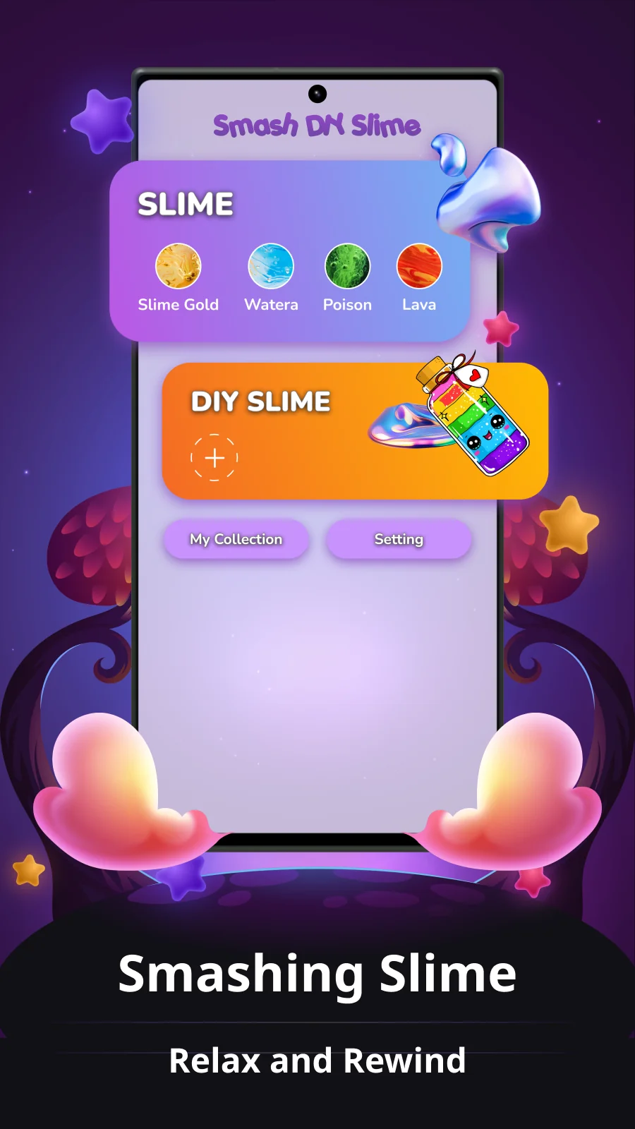 Snímek obrazovky DIY Slime Simulator ASMR Art 2