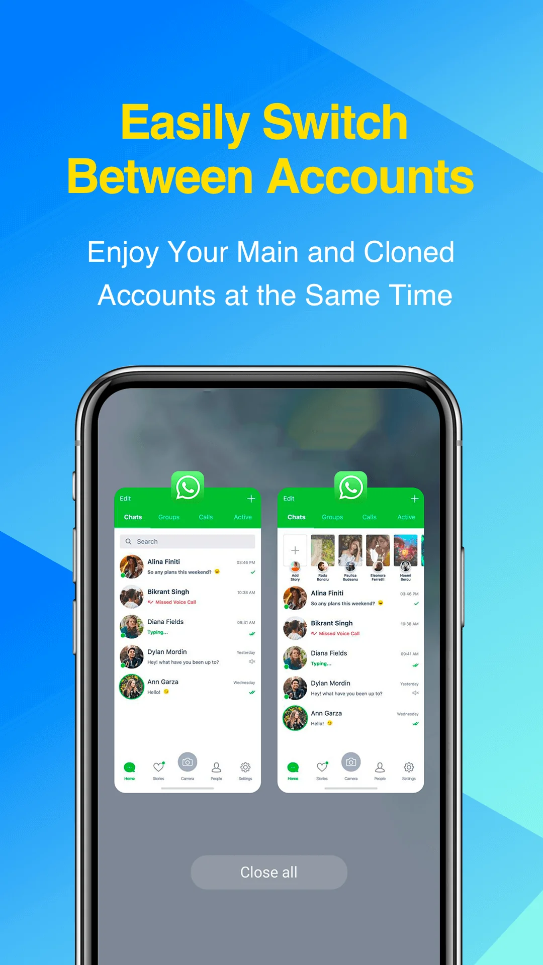 Snímek obrazovky 2Accounts - Dual Apps Space 3