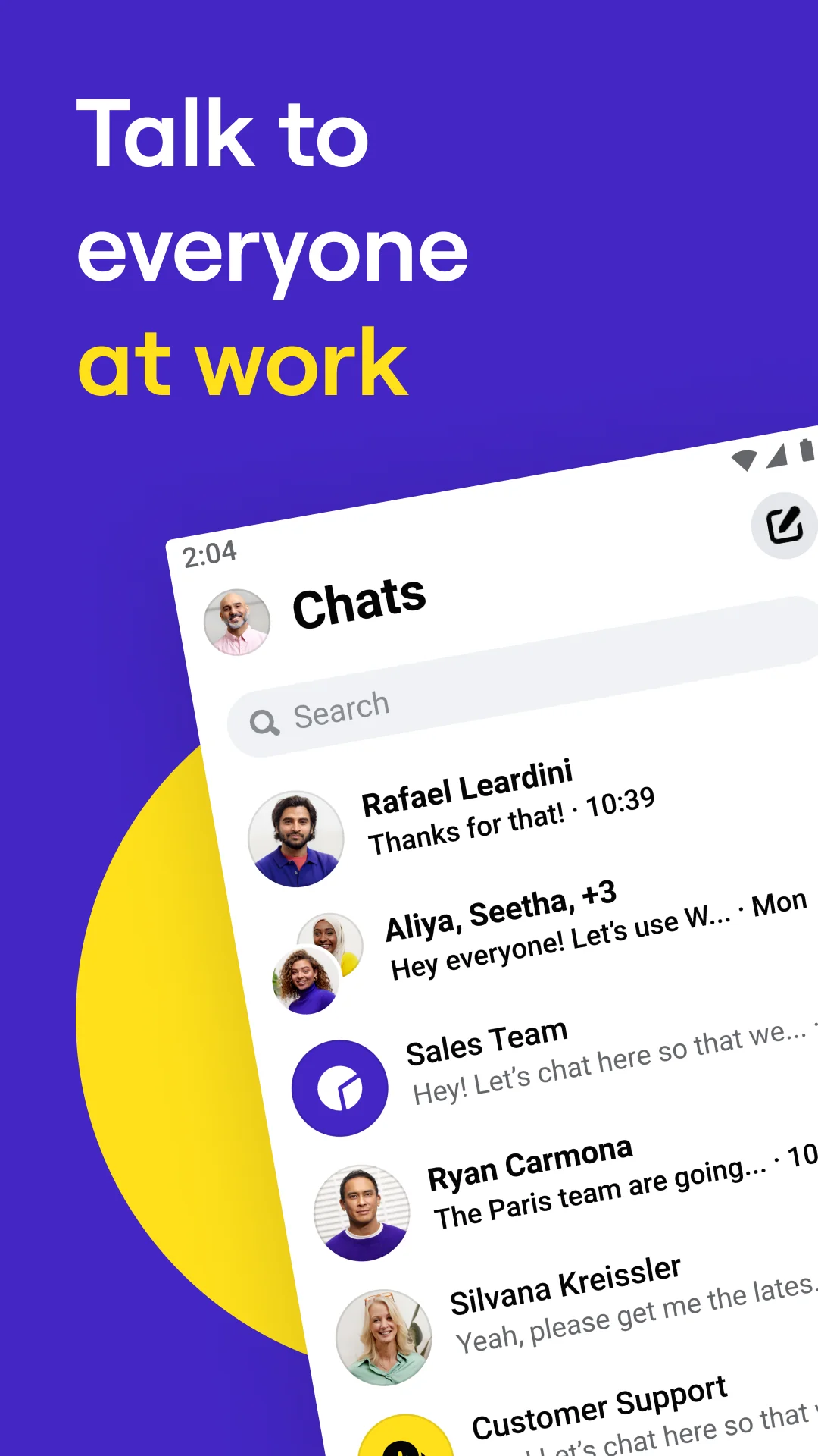 Screenshot Workplace Chat from Meta 1