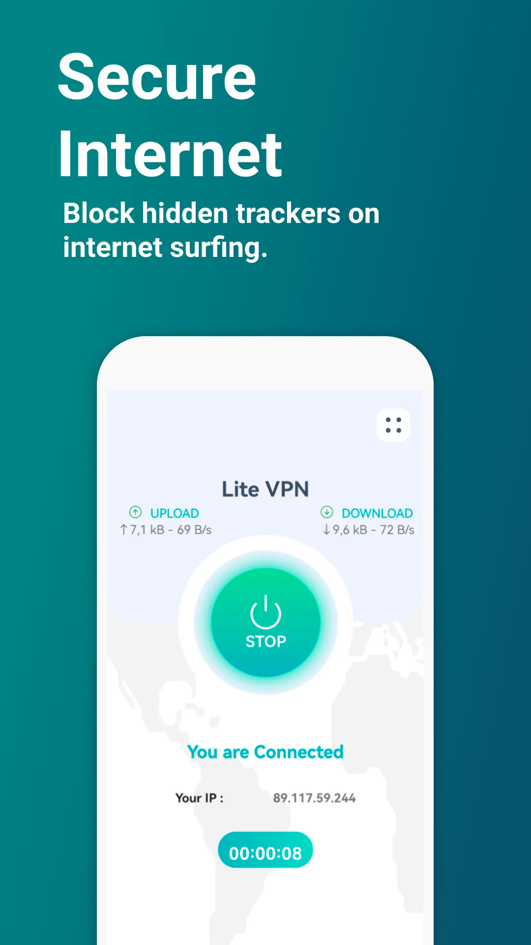 Captura de pantalla Lite VPN 1