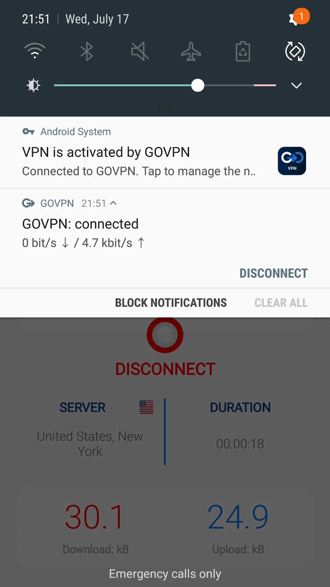 Ảnh chụp màn hình VPN secure fast proxy by GOVPN 8