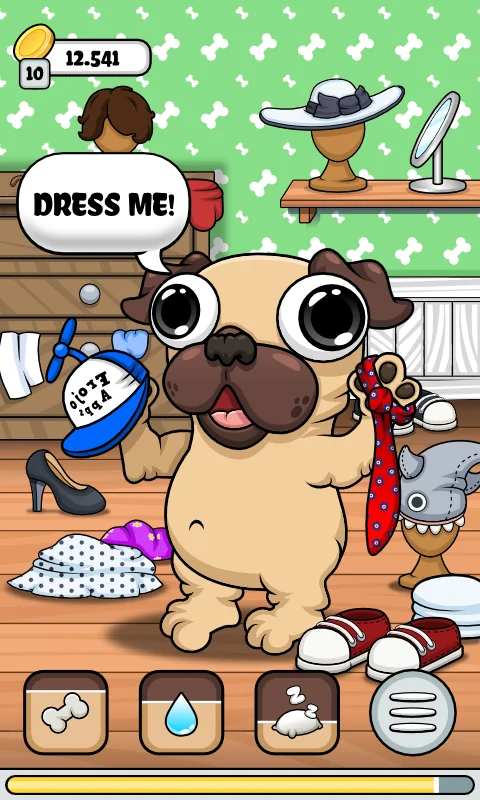 Ekran Görüntüsü Pug - My Virtual Pet Dog 2