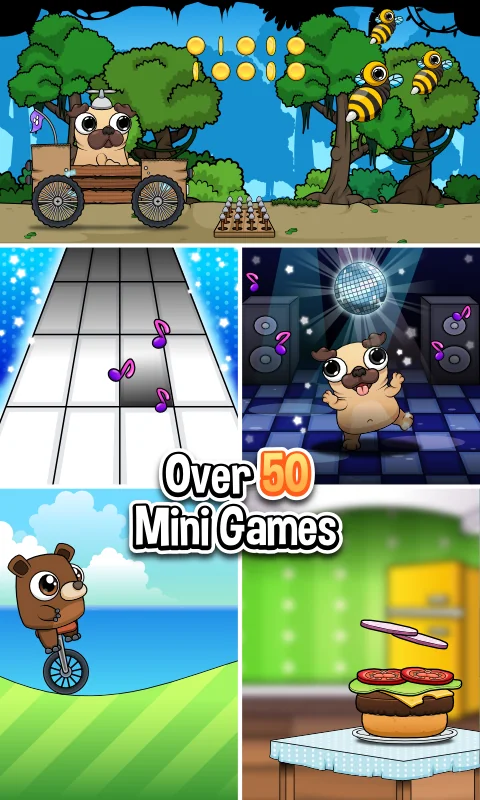 Ekran Görüntüsü Pug - My Virtual Pet Dog 4