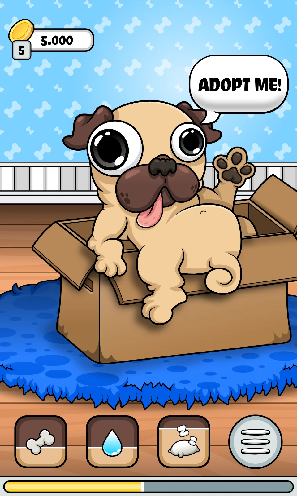 Ekran Görüntüsü Pug - My Virtual Pet Dog 5
