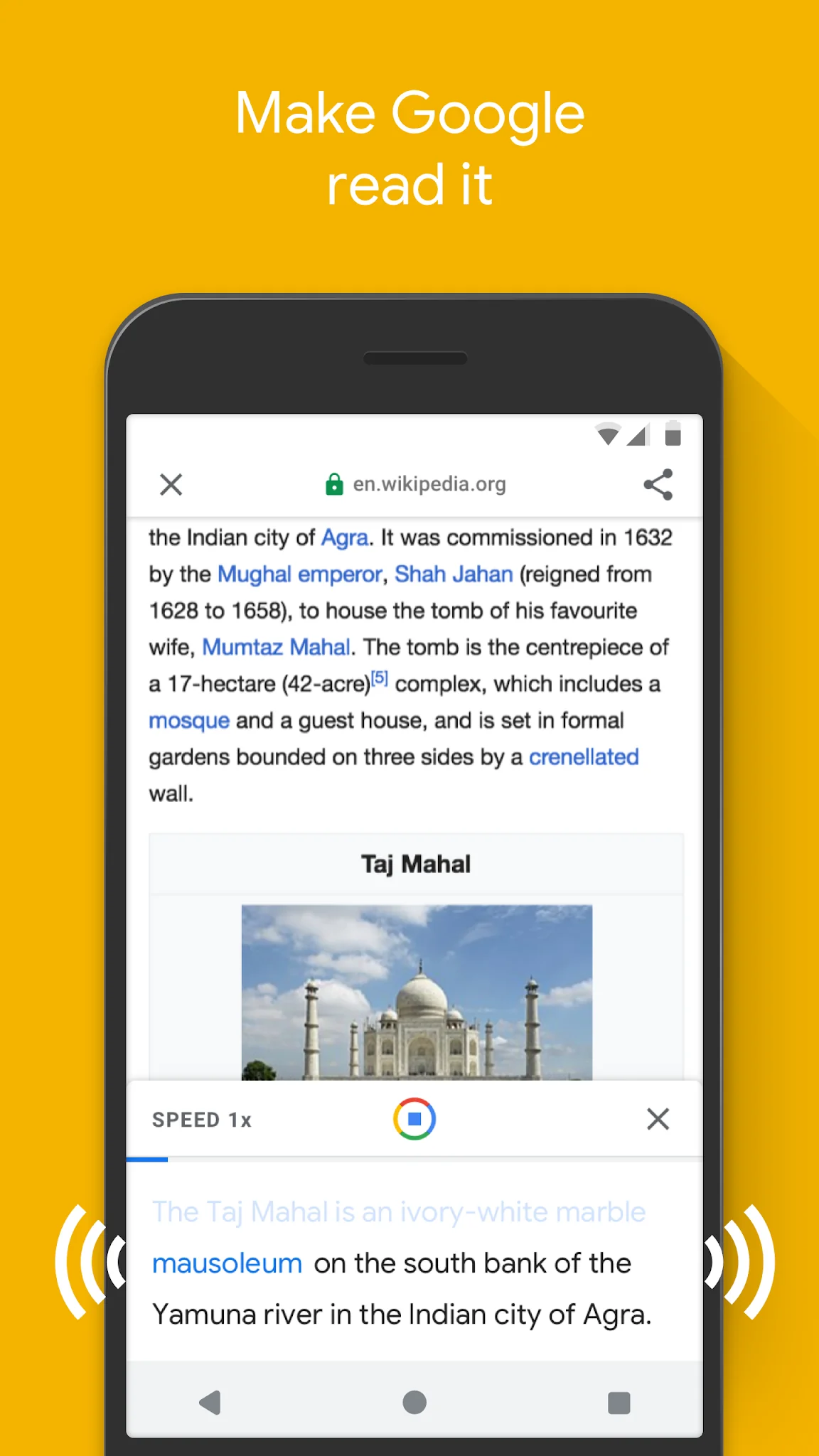 Снимка на екрана Google Go 2