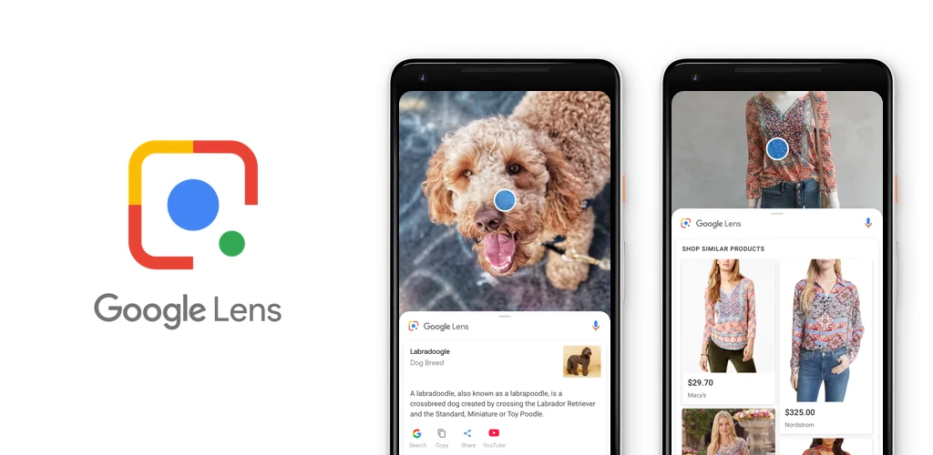 Google Lens aplicación carátulas para Android