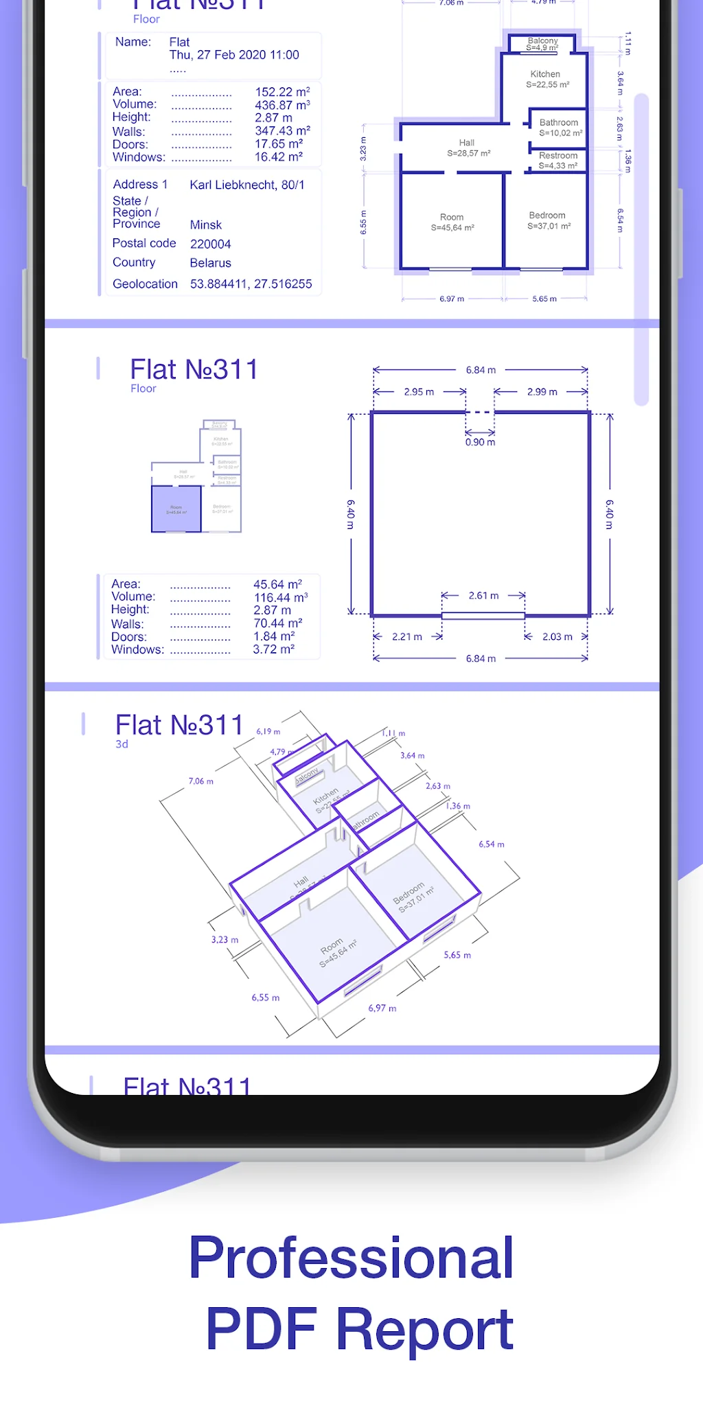 ภาพหน้าจอ AR Plan 3D Tape Measure, Ruler 5