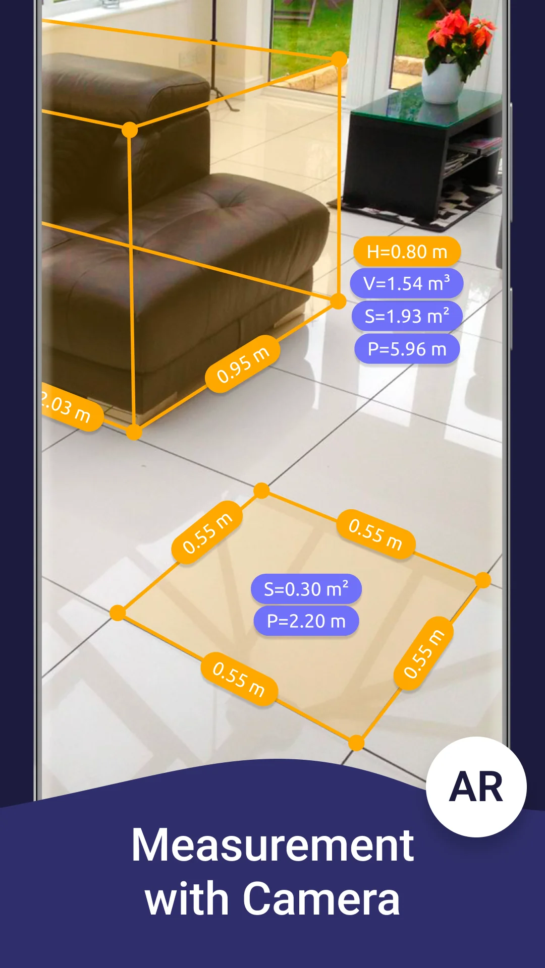 AR Vonalzó App: Tape Measure képernyőkép 2