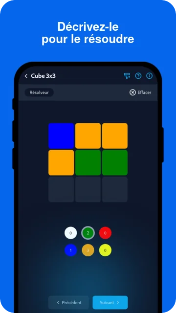 Tangkapan layar Cube Solver 2